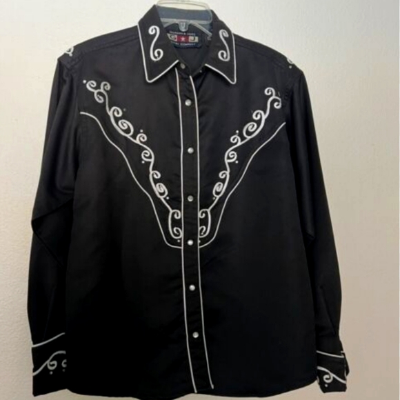 Gordon & James Vintage Retro Western Women's Cowgirl Shirt,Rhinestone shirt - Picture 1 of 5